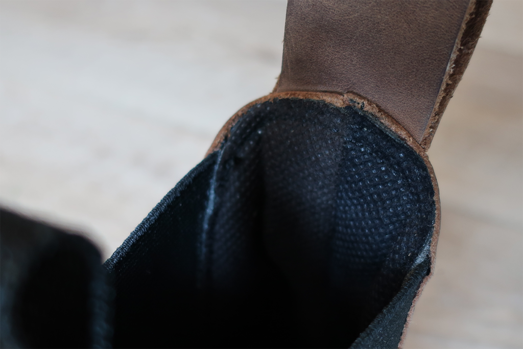 Work boot featuring Dri-Brelle® moisture management fabric lining.